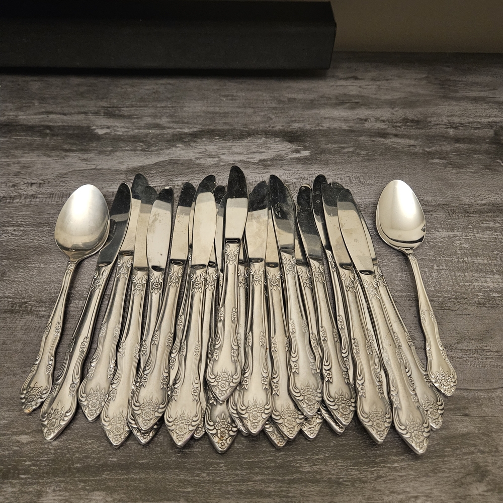 Rogers Co Stainless Steel Silver Cutlery